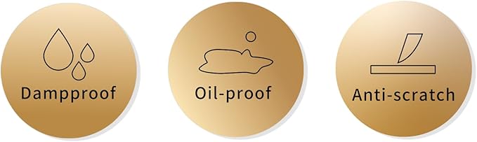 3 Inch Brown Round Thermal Sticker Labels, Multi-Purpose Thermal Labels for DIY Logo Design, QR Code, Name Tags (410 Labels, 1 Roll)