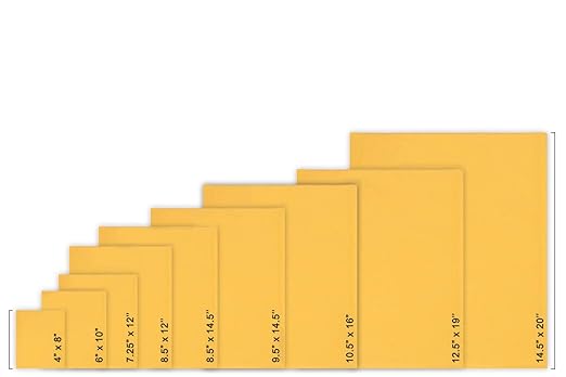 6x10 inches Kraft Mailer Self Seal Bubble Shipping Envelopes 250 Pack Padded Envelopes Thick Mailers Packaging for Small Business #0