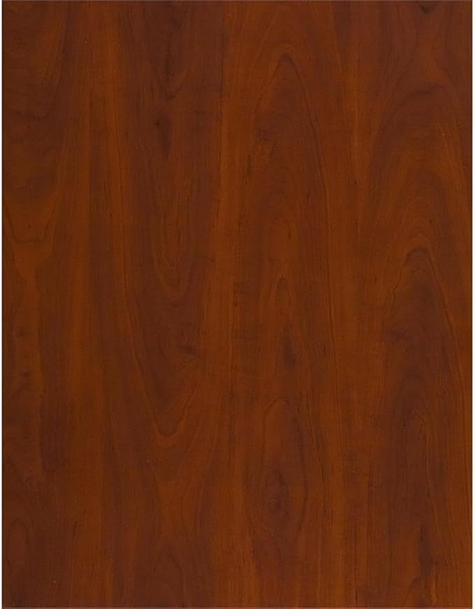 Bush Business Furniture Series C 48W x 30D Shell Desk in Hansen Cherry, Office Workstation for Professional Use, Compact Desktop Solution for Workspace