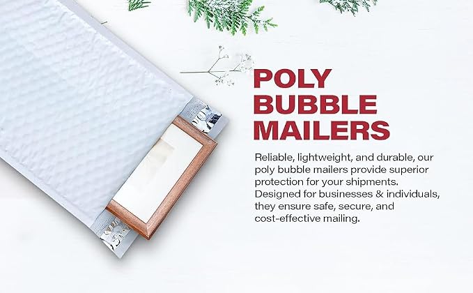 200 - #2-8.5x12 (Poly) Bubble Mailers Padded Envelopes