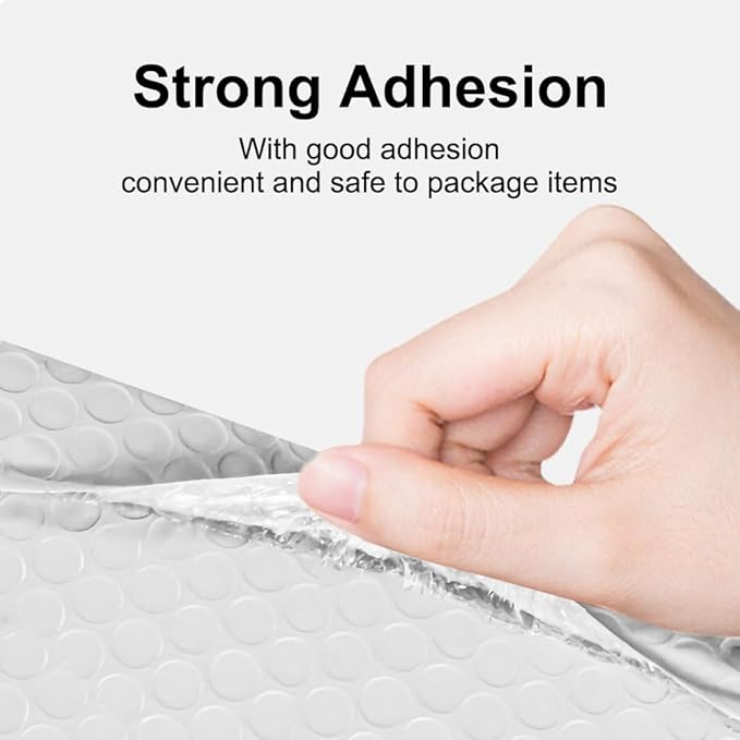 Koja 6 X 10” Padded Bubble Mailers 25-Pack. Quality Mailing and Shipping Envelopes and Bags with 6 X 9" Usable Size. Extra-thick Padding. Fast and Easy Self-seal Envelope. (White)