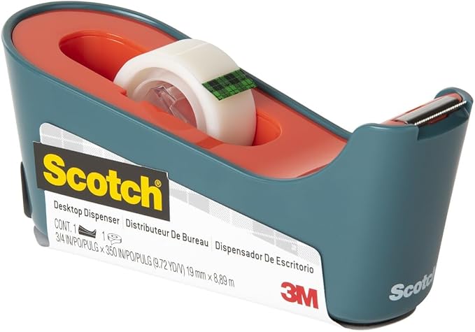 Scotch Desktop Dispenser, Great for Gift Wrapping, Mint (C18-MNT-0)