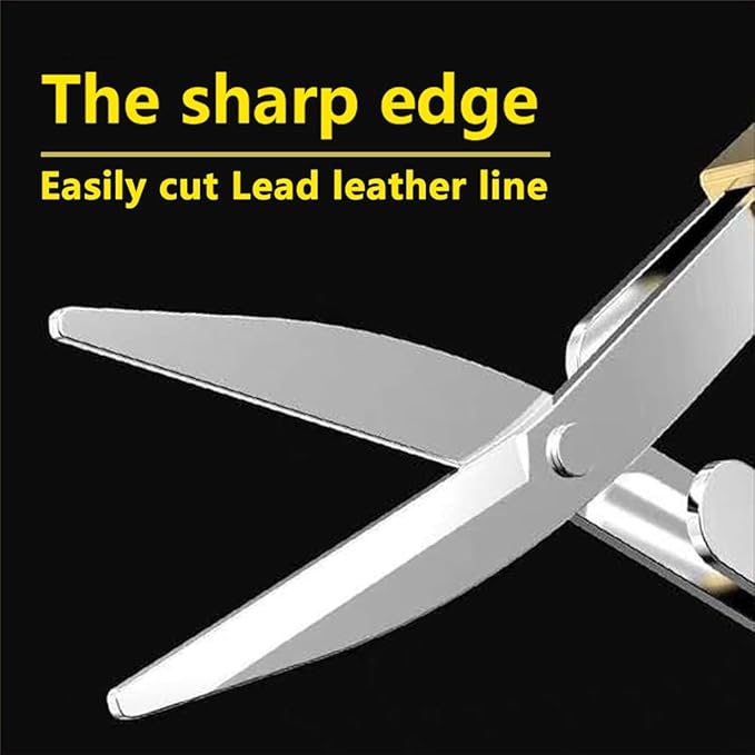Folding Scissors, TSA Compliant and Portable, Compact, Safe Travel Scissors, Stainless Steel Retractable, 1 Pcs