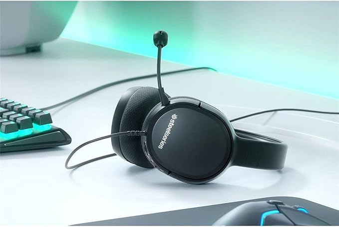 SteelSeries Arctis 1 Wired Gaming Headset – Detachable ClearCast Microphone – Lightweight Steel-Reinforced Headband – For PS5, PS4, PC, Xbox, Nintendo Switch, Mobile