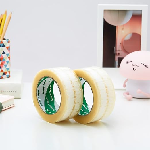 Designer Cute Packing Tape, Colorful Printing Shipping Tape, Carton Decorative Tape for Sealing Boxes, Thank You - White, 1.77" x 110 yd