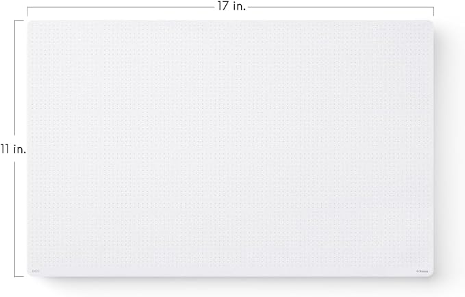 Dot Grid Notepads 11 x 17 inch, 2 Pack | Large Dotted Memo Desk Pads with Premium Thick Paper 120gsm
