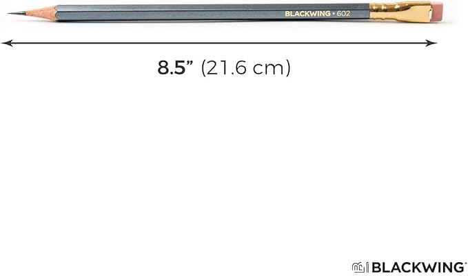 Blackwing Palomino 602-12 Count Pencils with Heritage, Gray