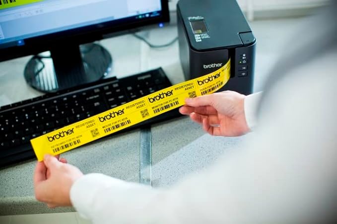 Brother PT-P900WC High-Resolution Industrial Desktop Label Printer with Wi-Fi®