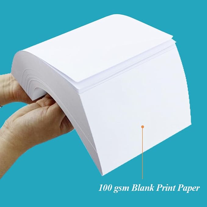 (3-Pack) 11" x 17" Blank Print Paper, 135Sheets/270Pages Blank Loose-Leaf Paper, Ledger Size Printing in Office, 100gsm Blank Paper