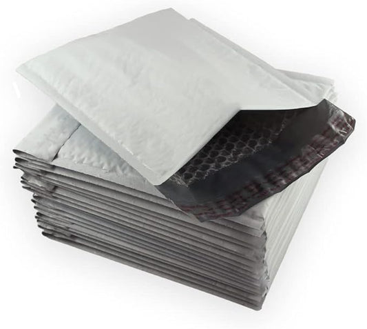 25 EcoSwift Size #DVD 7.5 x 10 Poly Bubble Mailers Self Sealing Bulk Padded Shipping Supplies Packaging Envelopes Bags DVD 7.5 by 10 inches
