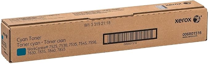 Xerox WorkCentre 7500, 7800, 7800i Series, 7970/7970i, EC7836/EC7856 Cyan Toner Cartridge (15,000 Pages) - 006R01516