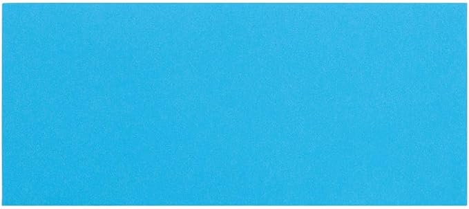 LUXPaper #10 Business Envelopes | Peel & Press | 4 1/8" x 9 1/2" | Bright Blue | 60lb. Text | 250 Qty