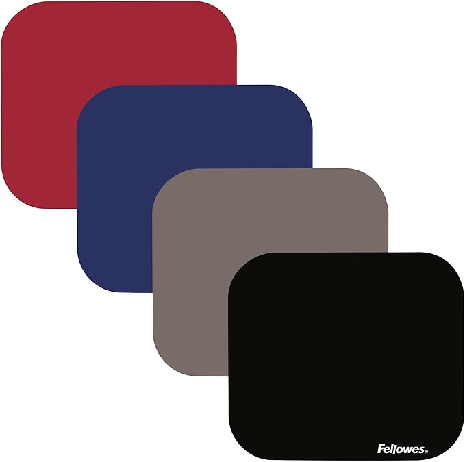 Fellowes 58021 Medium Mouse Pad (Blue) (Pack of 2)