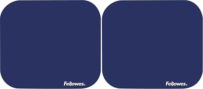 Fellowes 58021 Medium Mouse Pad (Blue) (Pack of 2)