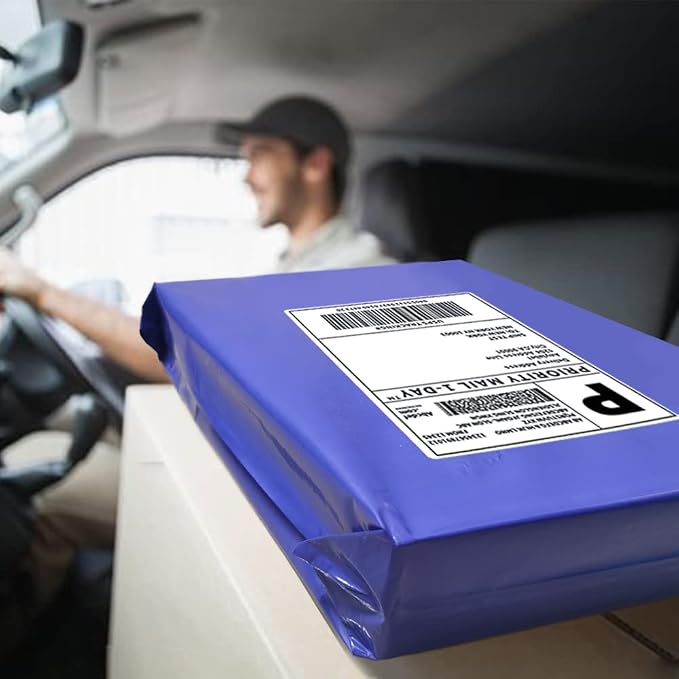 POLYSELLS 100 pcs 10x13 Inches Purple Poly Mailers Shipping Envelopes, Strong Adhesive Sealing, Waterproof, and Tear-resistant Postal Mailing Bags for Clothing, Books, and Accessories