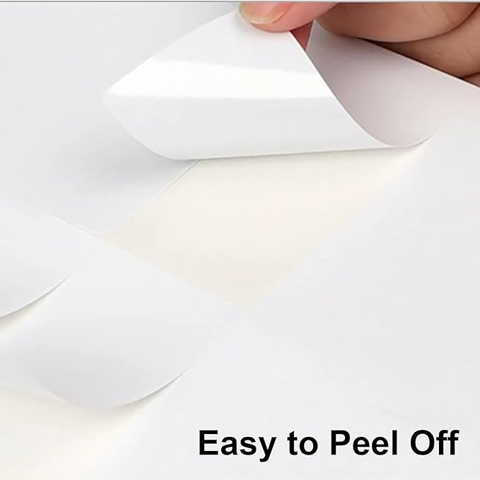 1500 Labels Address Label Sticker for Laser & Inkjet Printer 50 Sheets, 1" x 2-5/8" White Blank Printable Shipping Address Labels, Strong Adhesive for FBA Label, Easy to Peel