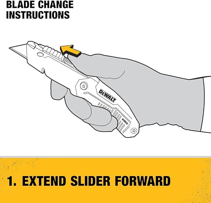 DEWALT DWHT10035L Folding Retractable Utility Knife