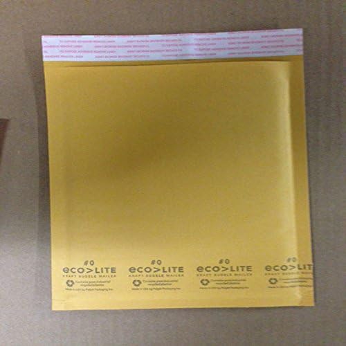 Kraft Bubble Mailer, #0, 6.5" x 9" - DVD SIZE - Pack of 150 From The Boxery