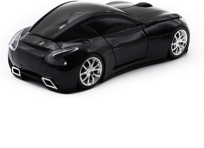 MGbeauty Wireless Car Mouse with USB Receiver Computer Gaming Mouse for Laptop Windows Mac Black