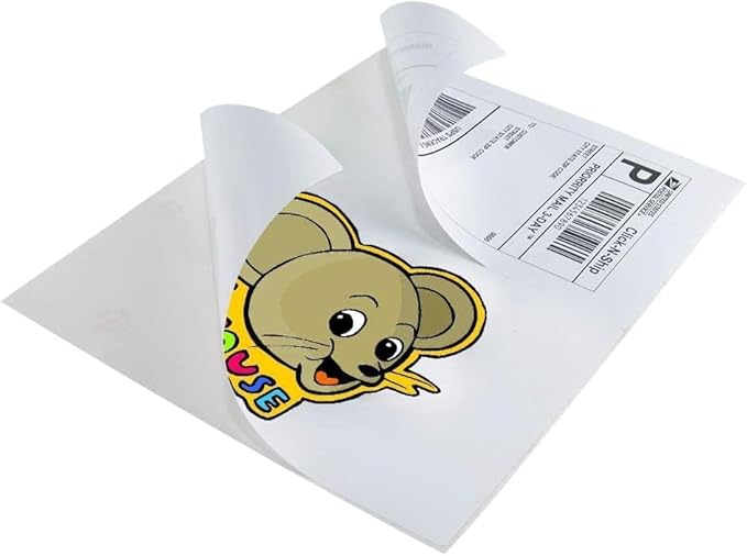 L LIKED 200 Labels Self Adhesive Shipping Labels 8.5" x 5.5" Stickets Paper for Laser & Inkjet Printers -100 Sheets