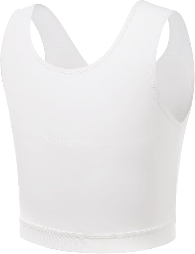 GCTBL Chest Binder for Transgender Half FTM Binder Trans Breathable Compression Bra