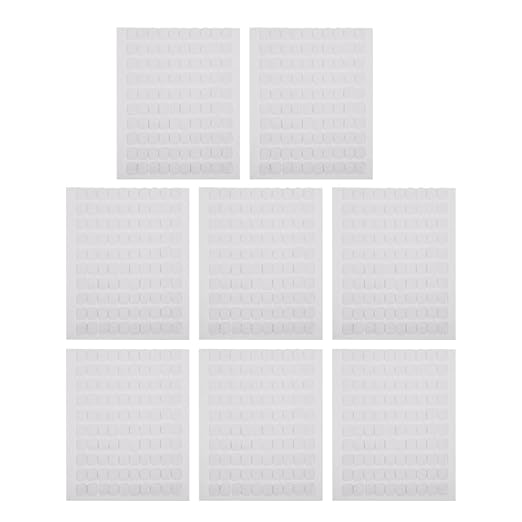 800pcs Double-Sided Adhesive Gel Dots Removable Sticky Tack for Wall Hanging Posters Museum Display Home Office Classroom Use