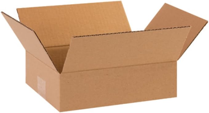Secure Seal - 10x8x3 Pack of 100 Corrugated Cardboard Packing Shipping Mailing Moving Carton Boxes