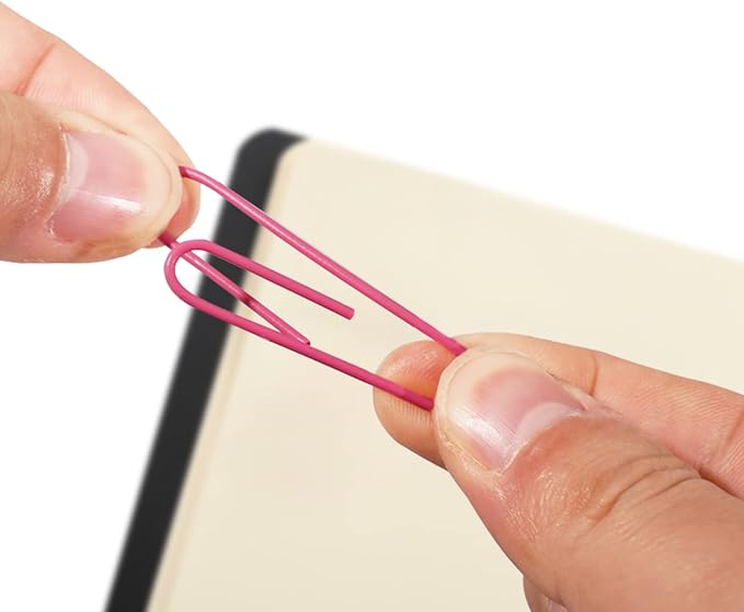 Pink Jumbo Paper Clips, 265pcs 2 Inch Paperclips, Large Pape Clips | for Paperwork Ideal for Home, School and Office Use (2 in, Pink)