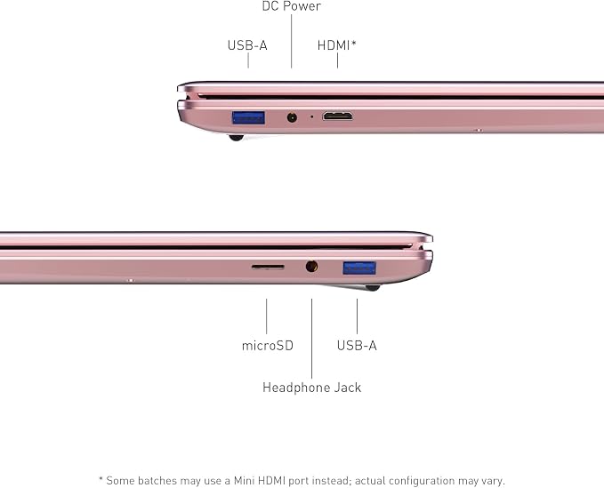 Auusda Business Laptop Computer for Work, Notebook PC for College Students, 15.6" FHD Display, Up to 3.4GHz CPU, Backlit Keyboard, Fingerprint ID, Up to 10TB Storage, 16GB DDR4 RAM, 1TB NVMe, Pink