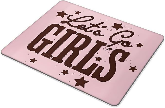 Let's Go Girls Mouse pad Customized Mousepad Non-Slip Rubber Base Mouse Pads for Computers Laptop Office Desk Accessories Mouse pad