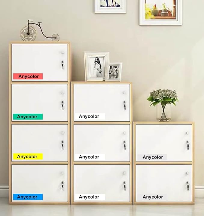 Anycolor 6-Pack Compatible with Brother P Touch TZe TZ Label Tape 12mm 0.47 | Laminated (White/Clear/Red/Blue/Yellow/Green) for Ptouch PT-D210 PT-H110 PT-D220 PTD400 PTD410 Label Maker