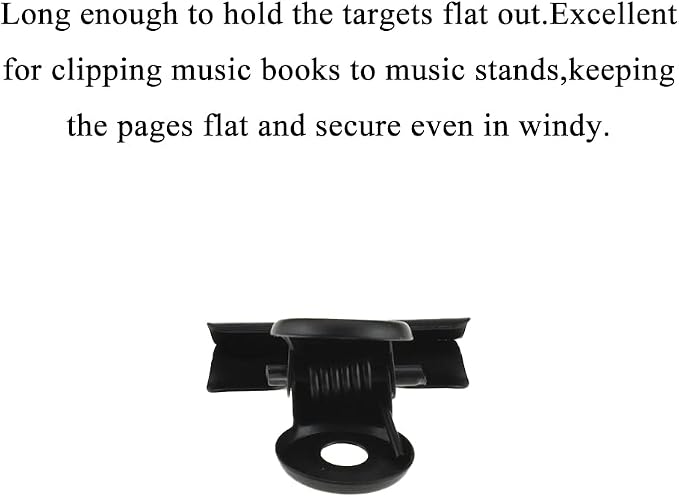 HAHIYO 1.25inch Black Bulldog Clips Metal File Hinge Binder Clips Clamps Save Space Strong Spring Jaws Rock Solid Grip Book Lay Flat Deburred Edge for Hang Photos Wall Grid Dog Food 20PCS