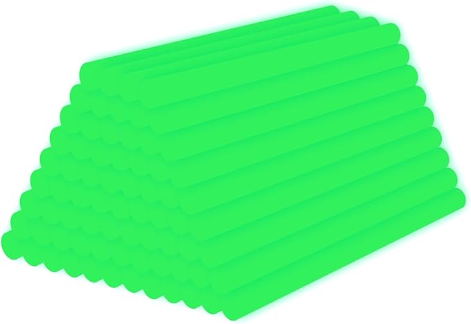 72 Pack Glow in The Dark Glue Sticks Bulk, 0.27x4 Mini Hot Glue Sticks for Car Dent Repair Handmade DIY Art Craft Home Office Project Craftwork Fix & Repairs