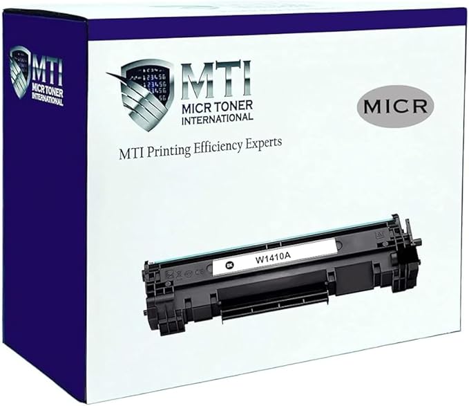 MICR Toner International 141A W1410A MICR Toner Extra High Yield Compatible Replacement for HP LaserJet Pro M110w MFP M139w M140w Check Printer Cartridge with Chip