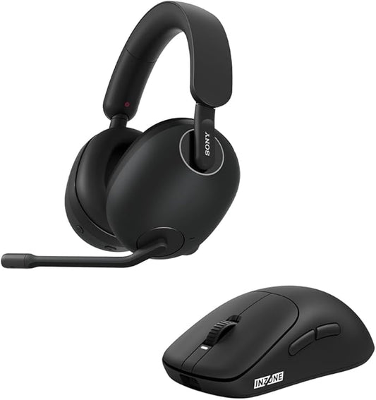Sony INZONE H9 Wireless Noise Canceling Gaming Headset (Black) + Wireless Gaming Mouse