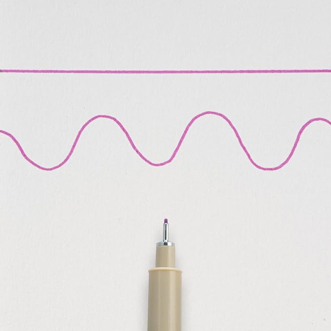 SAKURA PIGMA MICRON 05 FINELINER PEN, 0.45MM LINE WIDTH, PACK OF 2 (Rose)