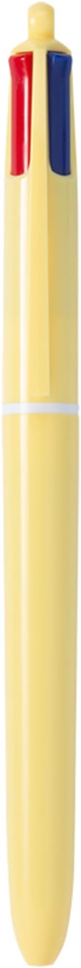 BIC 4 Color Pastel Ballpoint Pen with Soft-Touch Barrel and 1.0 mm Medium Point, 3-Count in Assorted Ink