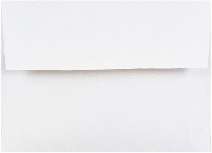 JAM PAPER 4Bar A1 Invitation Envelopes - 3 5/8 x 5 1/8 - White - 50/Pack