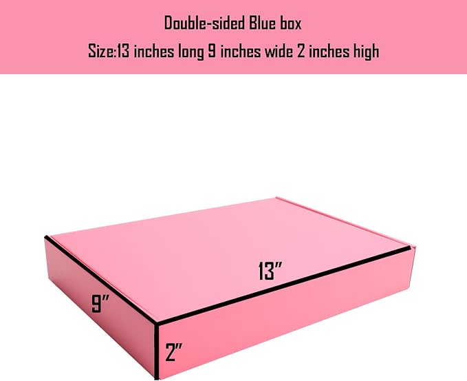 Pink Shipping Packaging Boxes Mailers E-Commerce Packing 20Pcs13×9×2 Inch | Corrugated cardboard Wraps,flat pre-folded easy assembly,online store daily shipping parcels,gifts boxes,cross-border mailing