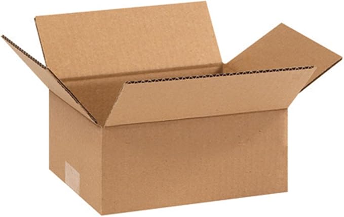 Secure Seal - 9x7x3 Pack of 25 Corrugated Cardboard Packing Shipping Mailing Moving Carton Boxes