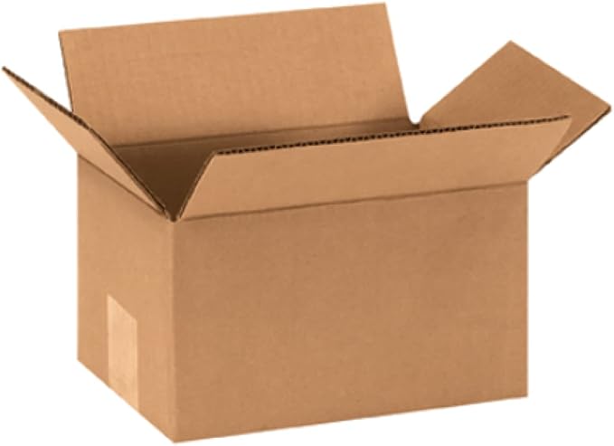 Secure Seal - 9x6x5 Pack of 25 Corrugated Cardboard Packing Shipping Mailing Moving Carton Boxes
