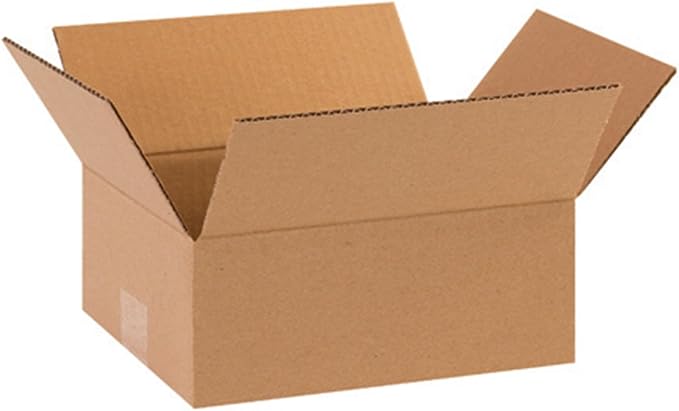 Secure Seal - 10x9x4 Pack of 100 Corrugated Cardboard Packing Shipping Mailing Moving Carton Boxes