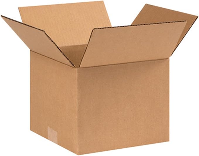 Secure Seal - 9x9x7 Pack of 25 Corrugated Cardboard Packing Shipping Mailing Moving Carton Boxes