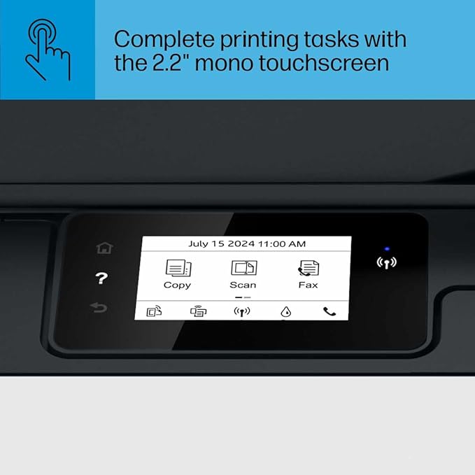HP Smart Tank Plus 651 Wireless All-in-One Printer, Ink Tank Printer-for-Home Use, 2 Years of Ink Included Auto Document Feeder, Mobile Print, Scan, Copy, Fax, an EcoTank Alternative (7XV38A)