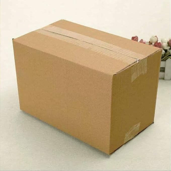 Small Shipping Corrugated Boxes 11x6x6 inches Mailers Packing Cardboard Moving Kraft Mailing Boxes Pack of 25