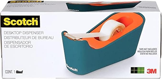 Scotch Desktop Dispenser, Great for Gift Wrapping, Mint (C18-MNT-0)