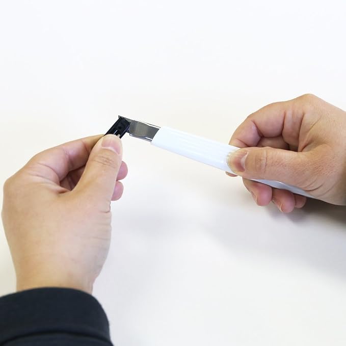 NT Cutter Ultra Sharp; Blade Utility Knife, Black And White (MNCR-A1)