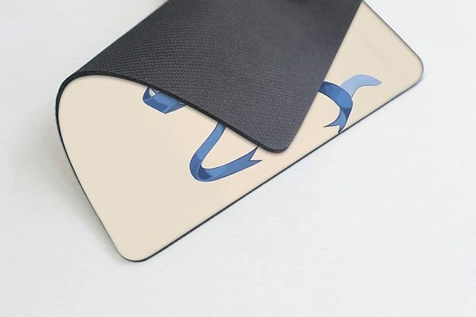 Heartstrings Blue Bow Coquette Mouse pad Customized Mousepad Non-Slip Rubber Base Mouse Pads for Computers Laptop Office Desk Accessories Mouse pad