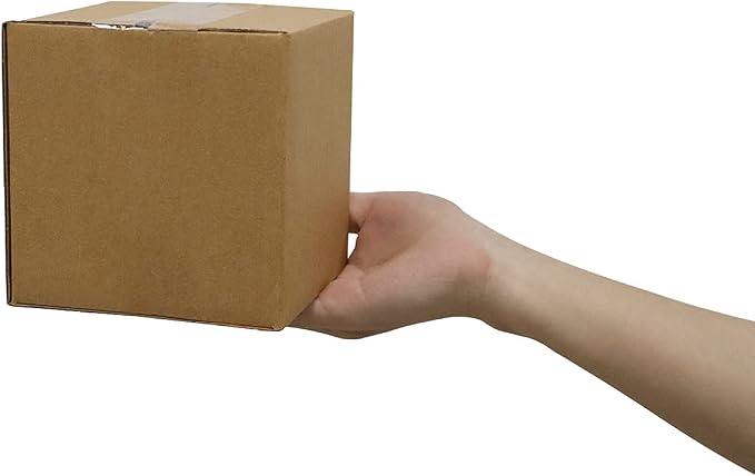 Edenseelake Shipping Boxes Small 5 x 5 x 5 inches Cardboard Boxes, 25 Pack