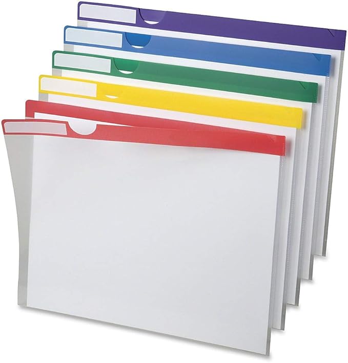 Pendaflex Poly Index Folders, 10 Pack, Letter, Assorted (50981EE)